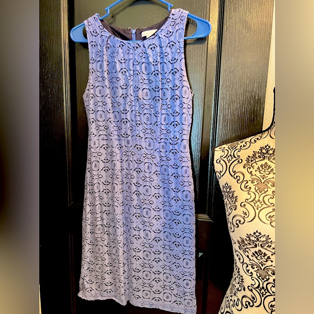 NY&Co. size 4 sheath dress with lace overlay